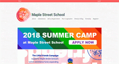 Desktop Screenshot of maplestreetschool.org