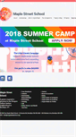 Mobile Screenshot of maplestreetschool.org